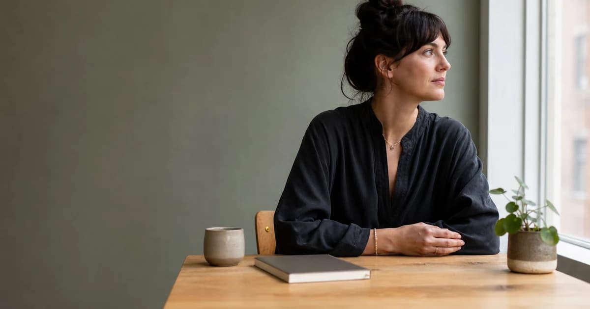 Adult coping with OCD seated in a calm therapy room — RSLNT Wellness Provo Utah